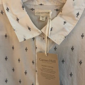 Garnet Hill Organic Cotton Shirt